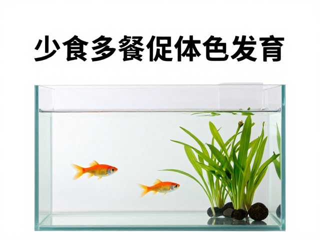 鱼缸裸缸养鱼，少食多餐促体色发育，新手必看技巧