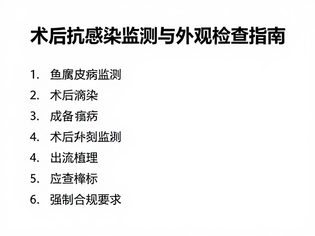 鱼腐皮病防治,术后抗感染监测与外观检查指南