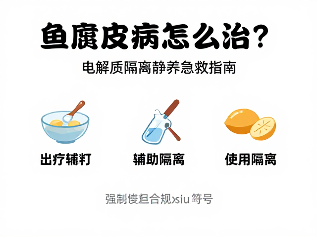 鱼腐皮病怎么治?电解质隔离静养急救指南