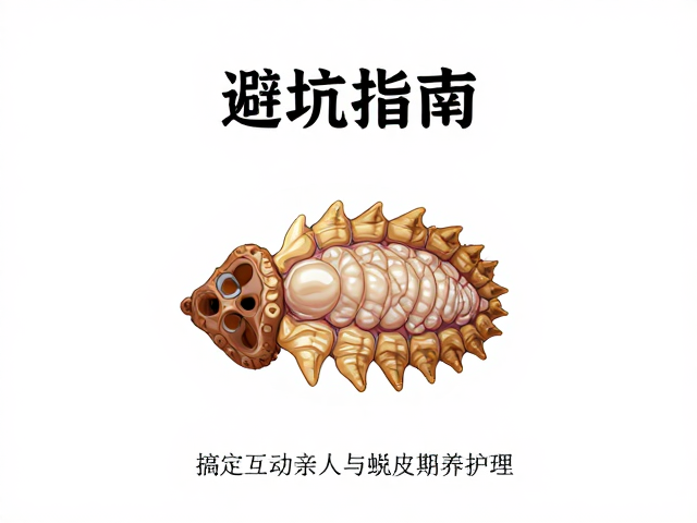 避坑指南,纠正饲养误区,搞定互动亲人与蜕皮期护理