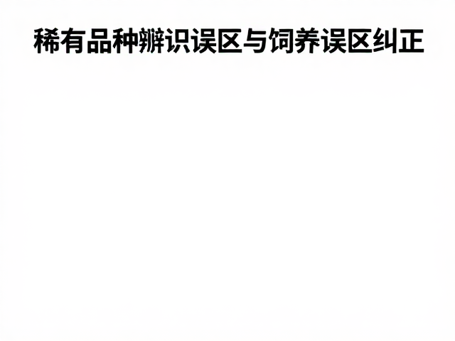 新手避坑指南,稀有品种辨识误区与饲养误区纠正