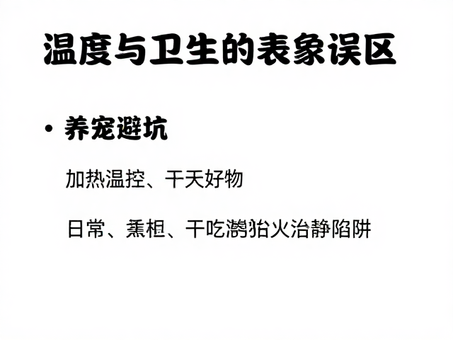 养宠避坑，加热温控与日常检疫误区纠正，新手必看