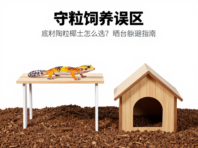 守宫饲养误区，底材陶粒椰土怎么选？晒台躲避屋正确搭配指南