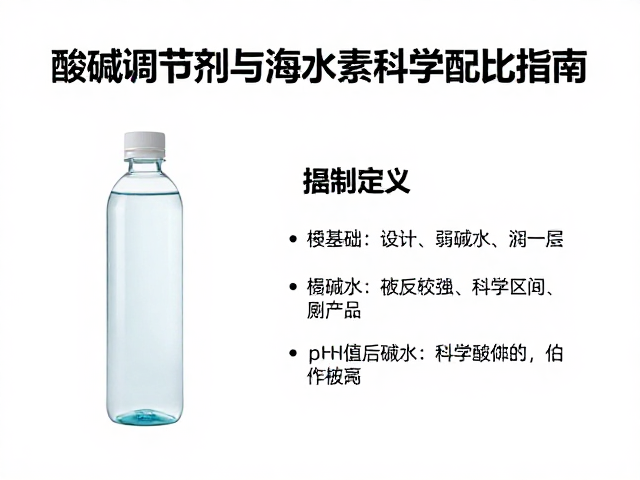 弱碱水怎么配？酸碱调节剂与海水素科学配比指南