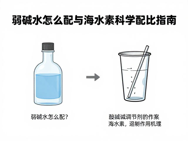 弱碱水怎么配？酸碱调节剂与海水素科学配比指南