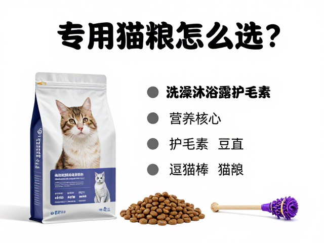 专用猫粮怎么选?洗澡沐浴露护毛素与逗猫棒搭配指南