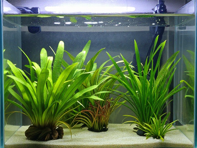 弱碱水无浑浊,完美满足水草光合作用需求,打造清澈水族生态
