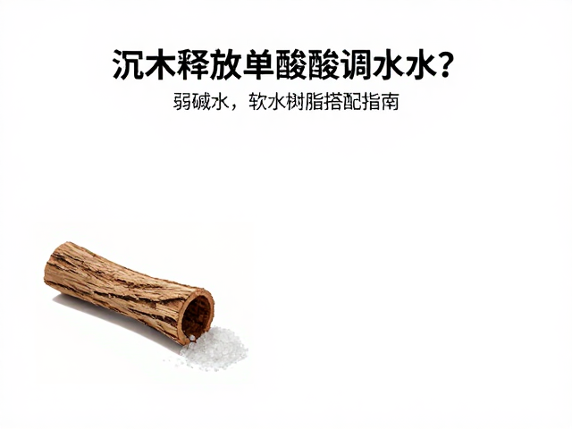 沉木释放单宁酸调水质？弱碱水，软水树脂搭配指南