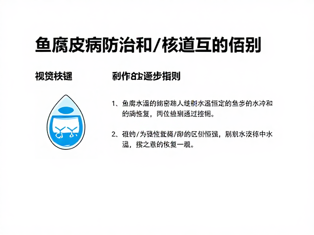 鱼腐皮病防治,控制水温恒定助鱼逐步恢复互动
