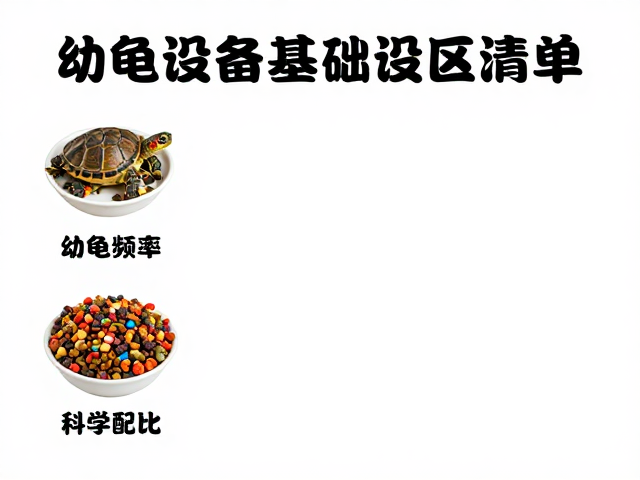 龟粮喂食误区,幼龟成龟频率与基础设备清单全解析