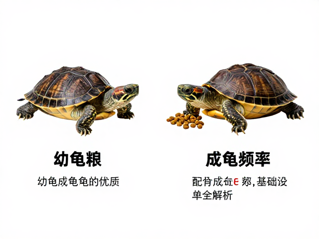 龟粮喂食误区,幼龟成龟频率与基础设备清单全解析