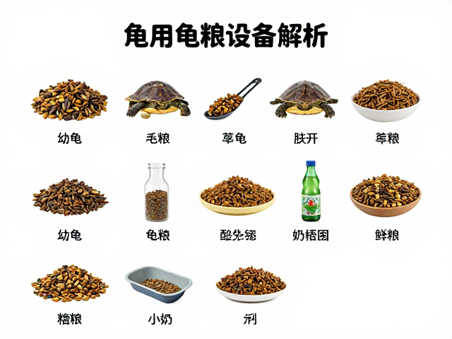龟粮喂食误区,幼龟成龟频率与基础设备清单全解析