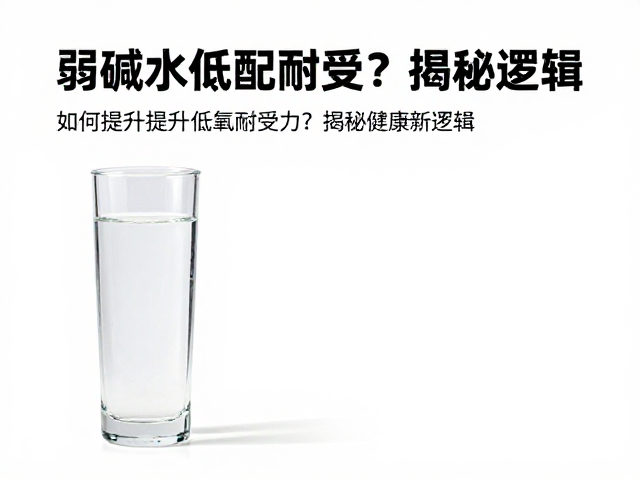 弱碱水搭配益生菌,如何提升低氧耐受力?揭秘健康新逻辑