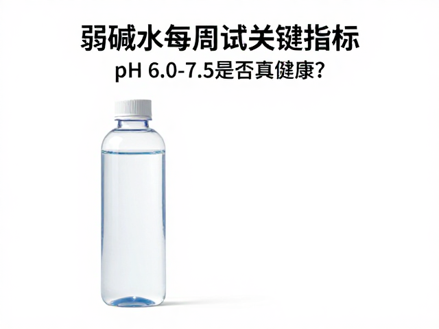 弱碱水每周测试关键指标，pH 6.0-7.5是否真健康？