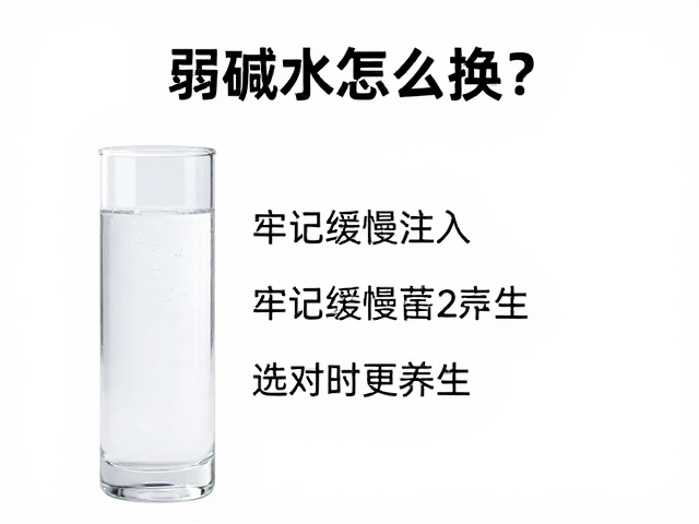 弱碱水怎么换？牢记缓慢注入，选对时机更养生