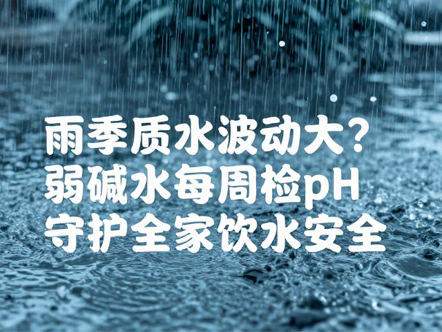 雨季水质波动大？弱碱水每周检测pH，守护全家饮水安全