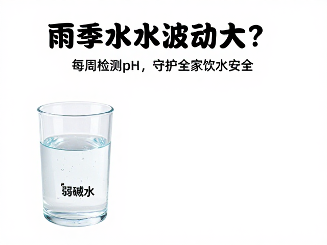 雨季水质波动大？弱碱水每周检测pH，守护全家饮水安全