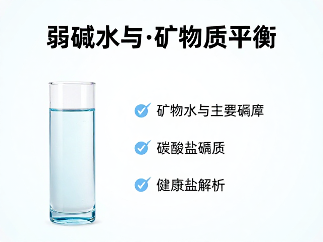 弱碱水与矿物质平衡，碳酸盐硬度对健康的影响解析