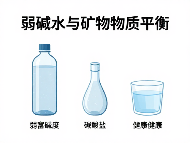 弱碱水与矿物质平衡，碳酸盐硬度对健康的影响解析
