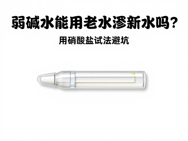 弱碱水能用老水混新水吗？教你用硝酸盐测试法避坑