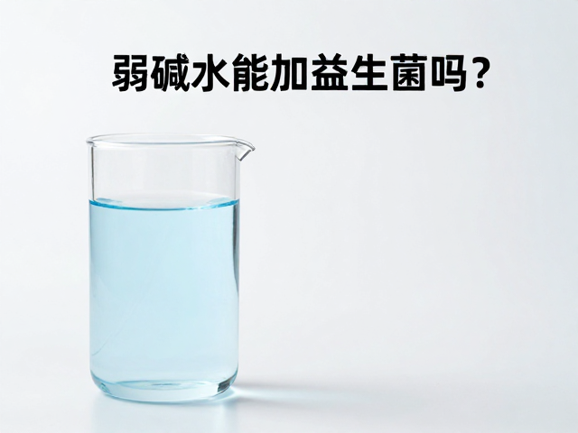 弱碱水能加益生菌吗？专家建议，设备需定期校准