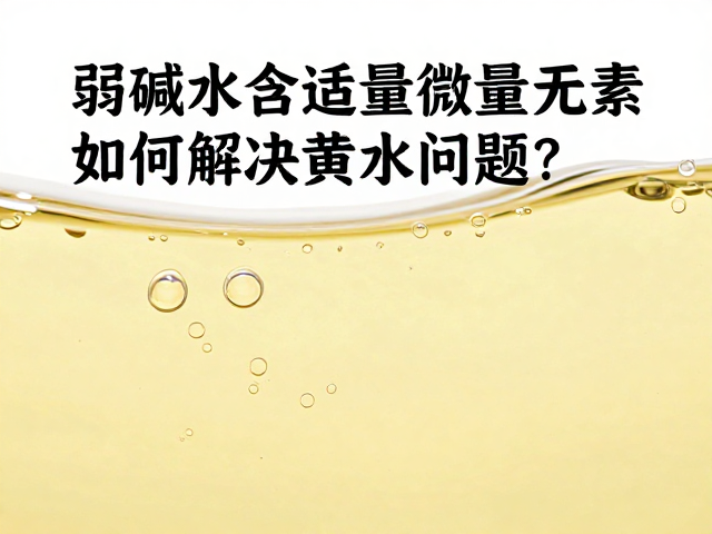 弱碱水含适量微量元素，如何解决黄水问题？