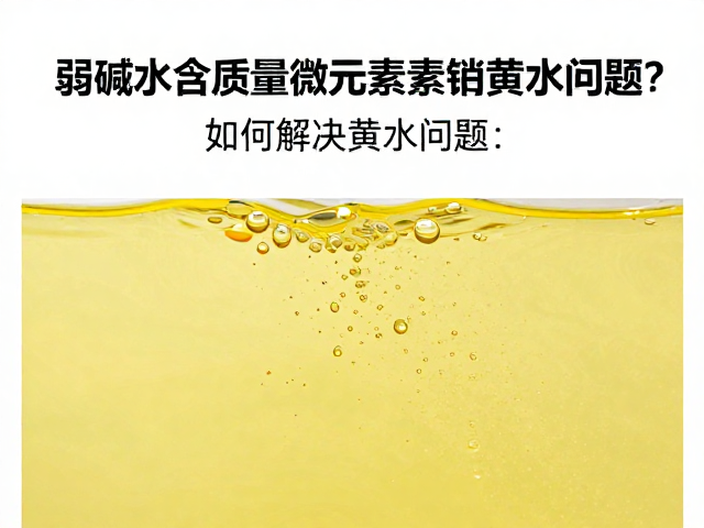 弱碱水含适量微量元素，如何解决黄水问题？