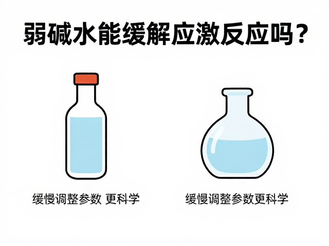 弱碱水能缓解应激反应吗？缓慢调整参数更科学