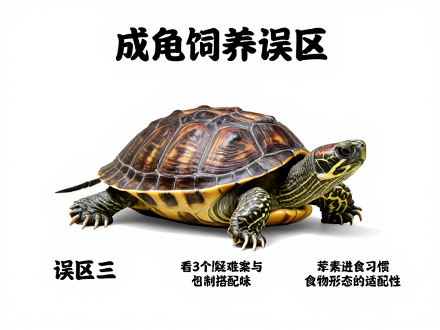 成龟饲养误区,荤素搭配难?看3个疑难案例如何纠正喂食误区