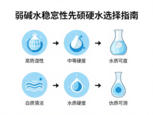 弱碱水稳定性优先，中等硬度水质选择指南