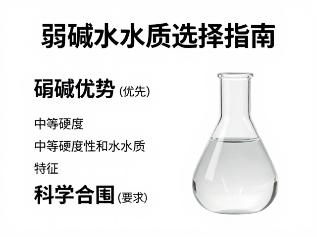 弱碱水稳定性优先，中等硬度水质选择指南