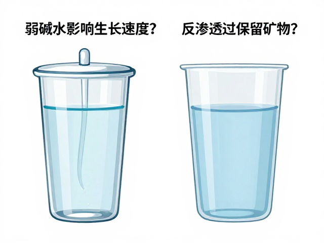 弱碱水影响生长速度？反渗透过滤是否保留矿物质？