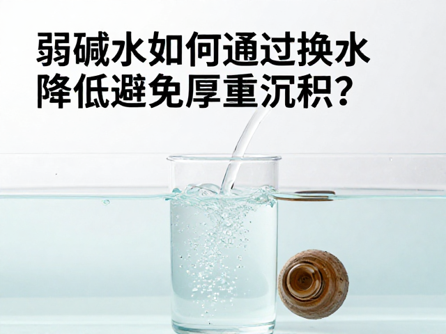 弱碱水如何通过换水降低避免厚重沉积物？