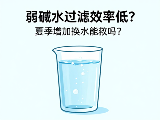 弱碱水过滤效率低?夏季增加换水能救吗?