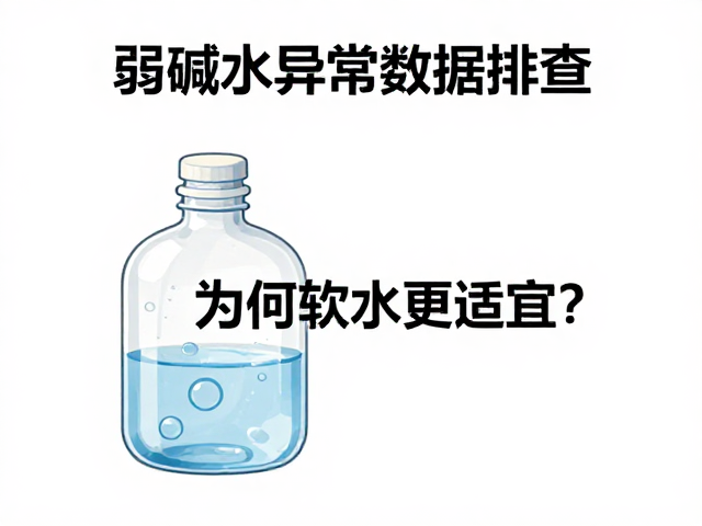 弱碱水异常数据排查,为何软水更适宜?