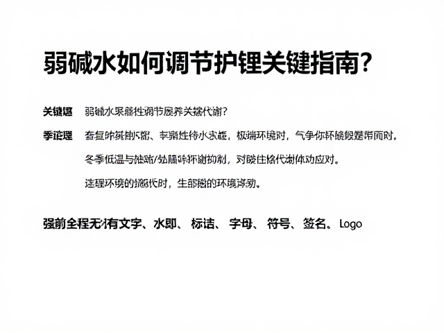 弱碱水如何调节水草代谢？季节性养护关键指南