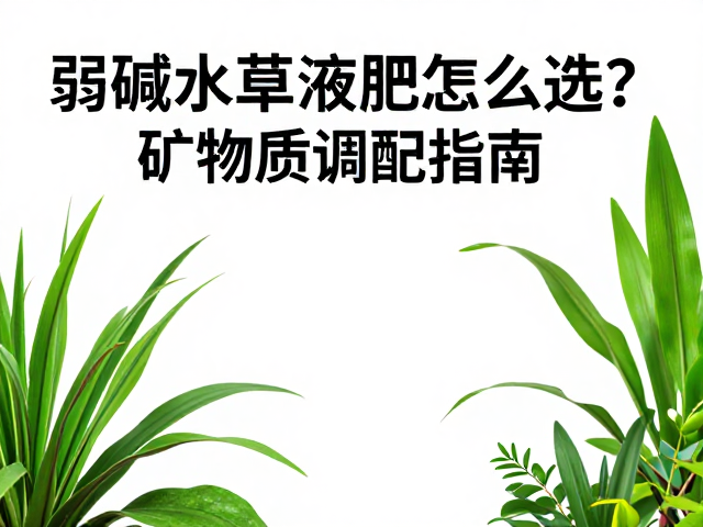 弱碱水草液肥怎么选？矿物质调配指南，打造清澈水族生态