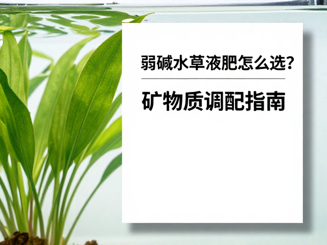 弱碱水草液肥怎么选？矿物质调配指南，打造清澈水族生态
