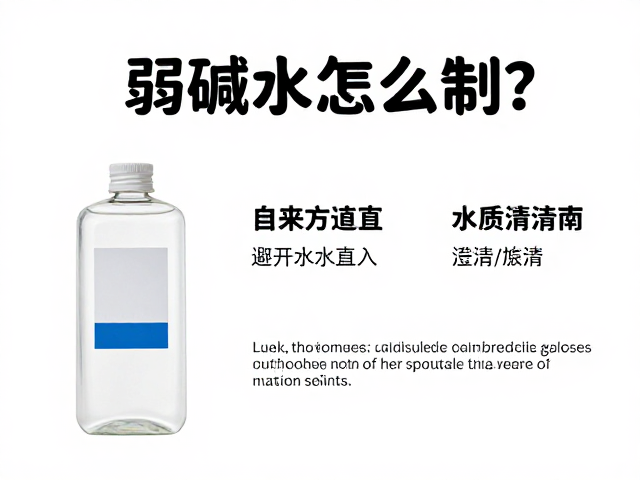 弱碱水怎么制？避开自来水直入，水质澄清剂使用全指南