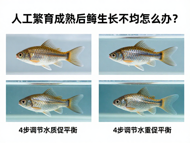 卵胎生鱼人工繁育成熟后鱼苗生长不均怎么办？4步调节水质促平衡