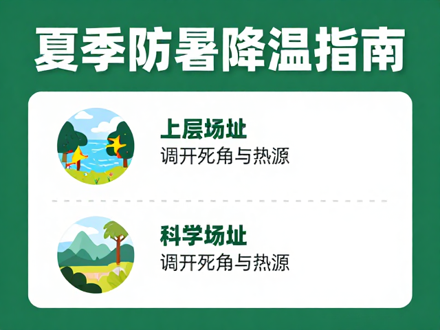 夏季防暑降温指南，选择上层栖息地，来源可靠更安心