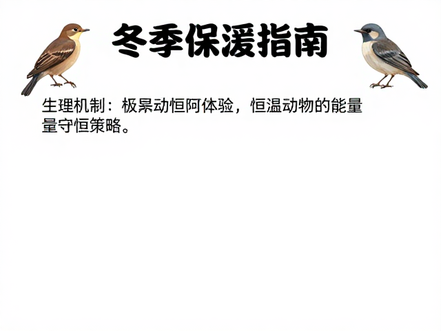 冬季保温指南，上层栖息动物如何适应极端气候