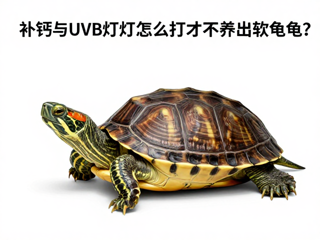 乌龟饲养误区，补钙与UVB灯光怎么打才不养出软壳龟？