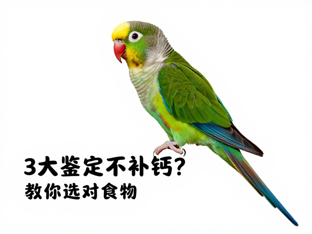 鹦鹉上层栖息不补钙？3大鉴定要点教你选对食物