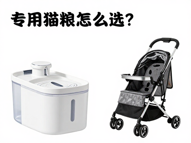 专用猫粮怎么选?饮水机安装清洗,宠物推车选购全攻略