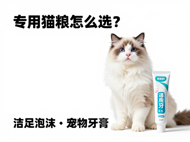专用猫粮怎么选?洁足泡沫与宠物牙膏清洁攻略