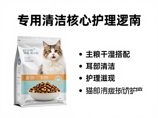 专用猫粮怎么选?主粮干湿搭配,耳部清洁液护理指南