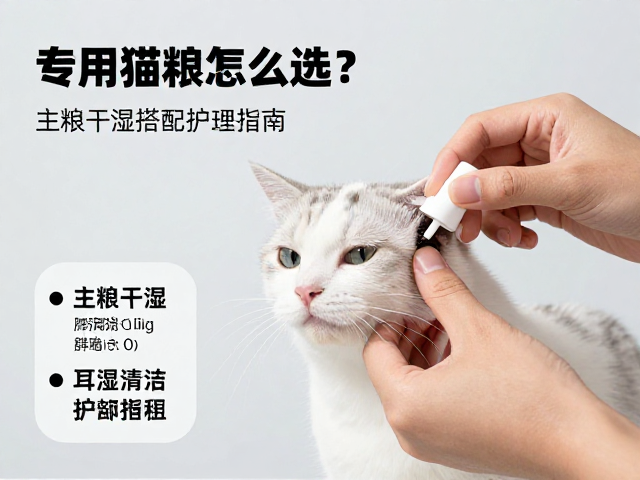 专用猫粮怎么选?主粮干湿搭配,耳部清洁液护理指南