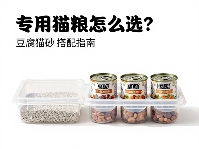 专用猫粮怎么选?豆腐猫砂,零食罐分装盒搭配指南
