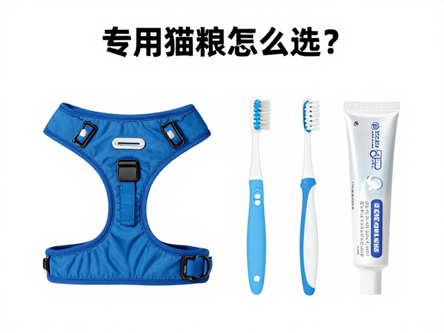 专用猫粮怎么选?宠物牵引胸背带与牙刷牙膏搭配指南